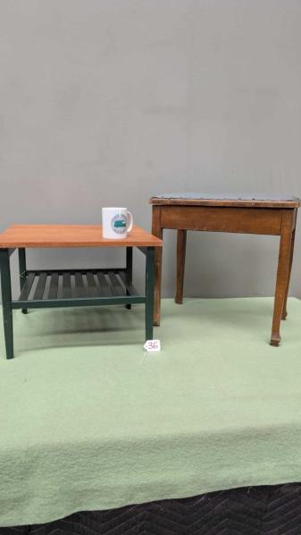 Side Table &amp; Piano Stool