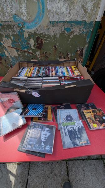 Box of DVD's etc.