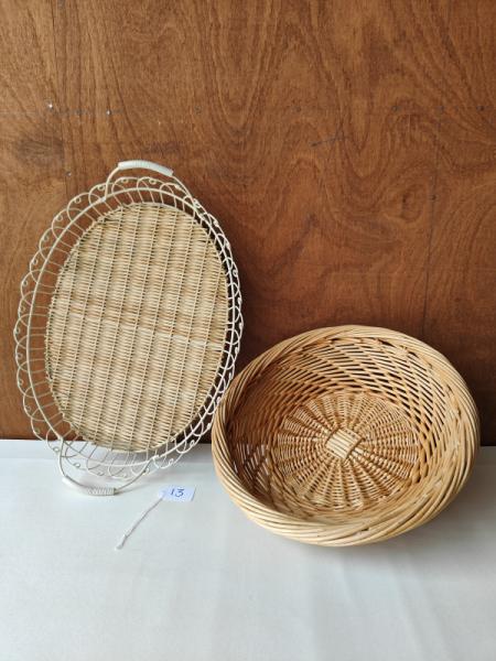 Wicker Tray etc.
