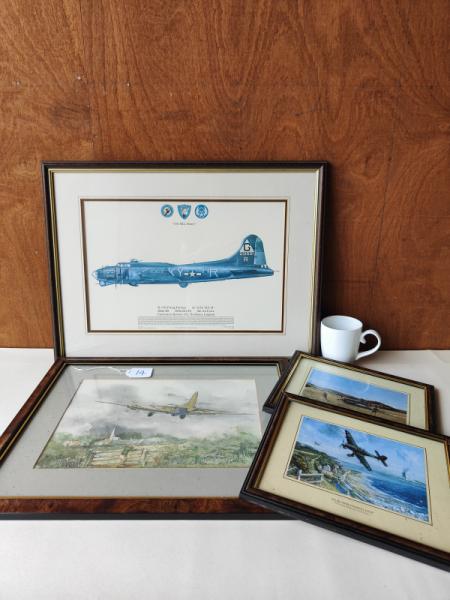 Three Prints and One Watercolour