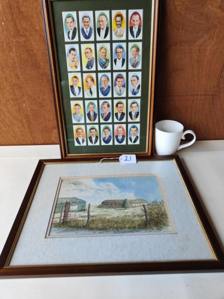 Cigarette Cards and a Watercolour