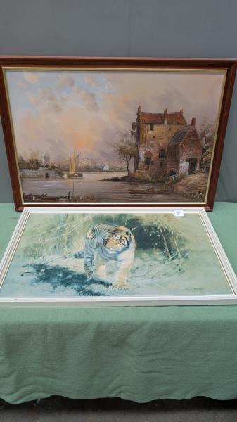 Oil Painting and One Other Picture