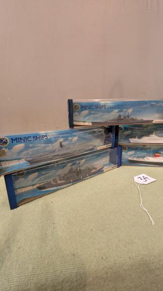 Boxed Model Ships