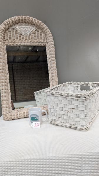 Wicker Mirror etc.