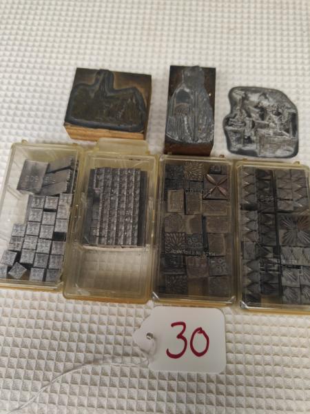 Vintage Printing Blocks