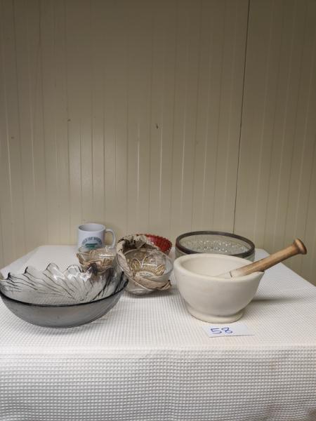 Glass Bowls etc.