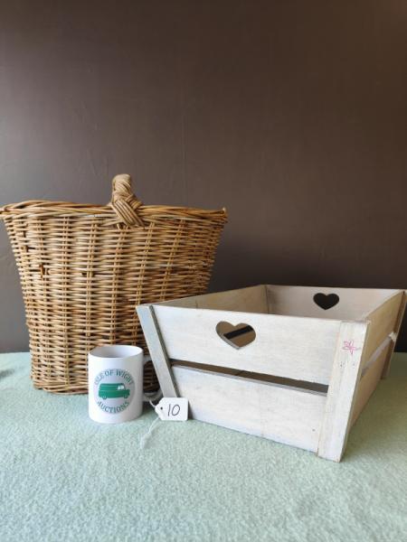 Wicker Basket etc.