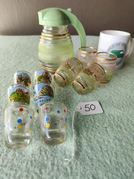 1950's Glasses etc.