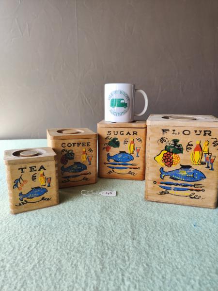 Wooden Canisters