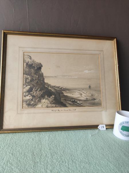 Isle of Wight Antique Print