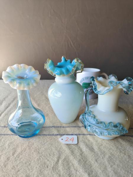 Three Glass Vases