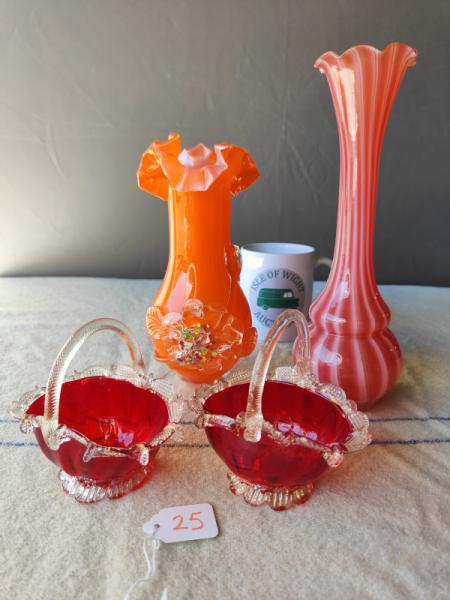 Orange Art Glass